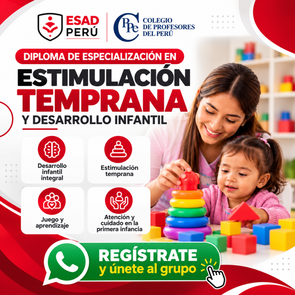 🎓 DIPLOMA DE ESPECIALIZACIÓN EN ESTIMULACIÓN TEMPRANA Y DESARROLLO INFANTIL